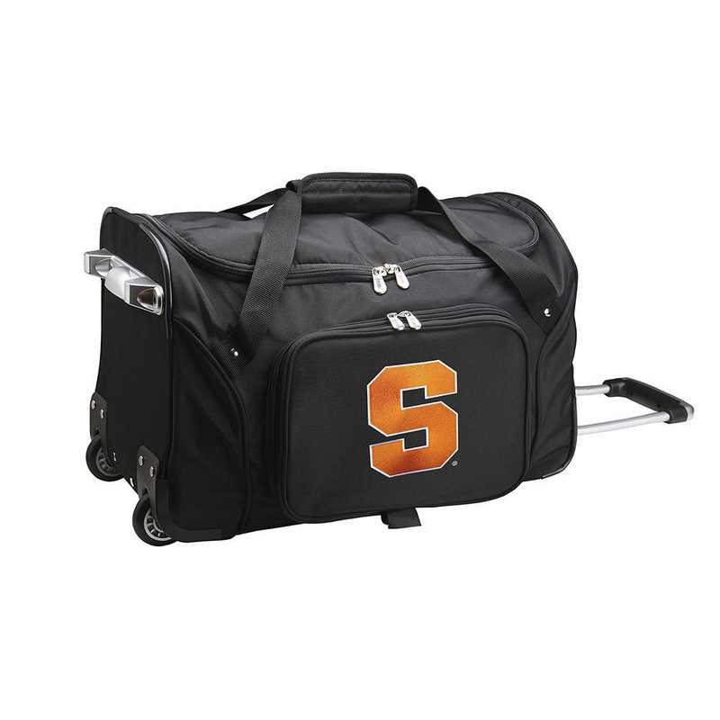 CLSYL401: NCAA Syracuse Orange 22IN WHLD Duffel Nylon Bag